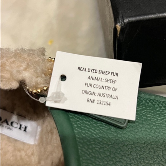 Coach Lola Green Clogs with Shearling Lining - Picture 8 of 9